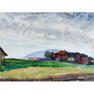 Irena WEISS - ANERI (1888-1981), Landschaft vom Kalvarienberg, 1928