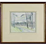 Stanislaw KAMOCKI (1875-1944), Road in the forest, ca. 1908