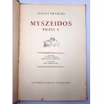 Krasicki I. -Myszeidos Songs X - Prvé vydanie, il. Berezowska [1954].
