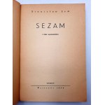 Lem S. - Sesame - First Edition [Młodożeniec], Warsaw 1954.