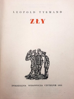 Tyrmand L. - Zły - Wydanie Pierwsze, [Młodożeniec], Warszawa 1955