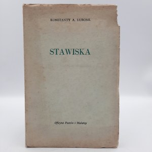 Luboml K. - Stawiska - London 1966 [500 copies only].