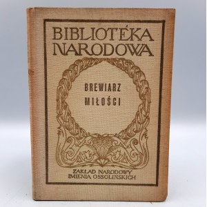 Romanowiczowa Z. - Brevier der Liebe - Anthologie der altprovenzalischen Lyrik - Warschau 1963