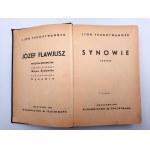 Feuchtwanger L. - Wojna Żydowska, Synowie - Wydanie II [1937]