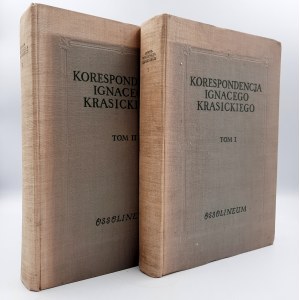 Mikulski T. (ed.) - Correspondence of Ignacy Krasicki - T.I-II - Wroclaw 1958