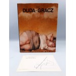 Jerzy Duda Gracz - CARD WITH CALL TO EXHIBITION AND AUTOGRAPH