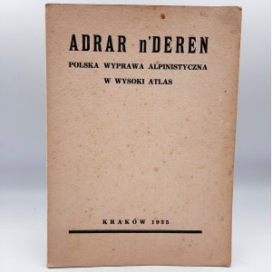 Szczepański J. - Adrar n'Deren - Poľská horolezecká expedícia v Atlase Wydoki 1934