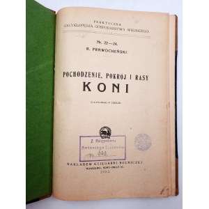 Prawocheński R. - Pochodenie, pokrój i rasy koni [59 Abb. ] Warschau 1922