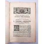 Fr. Salvatoris Mariae Roselli - Summa philosophica ad mentem angelici doctoris S. Thomae Aquinatis [Roma] 1777