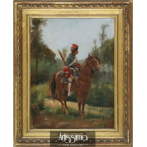MN, XIX w., Grenadier a cheval 1745, 1886