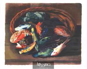 Kisling Mojżesz Moise, Ryby (Les Poissons)