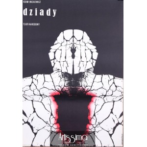 Cieślewicz Roman, Plakat teatralny Dziady, 1967