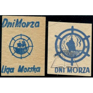 (POLISH SEA) 2 stamps.