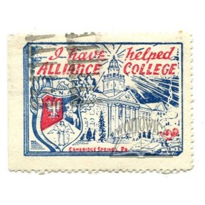 (ALLIANCE College) I have helped Alliance College.