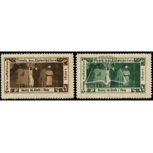 (RELIGIONS &amp; Churches) The Work of St. Childhood. Sisters of St. Joseph of Cluny. Loango. A young married couple. (2 stamps).