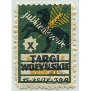 (TARGI i wystawy) X Jubileuszowe Targi Wołyńskie. Równe. 15-25 IX 1939.