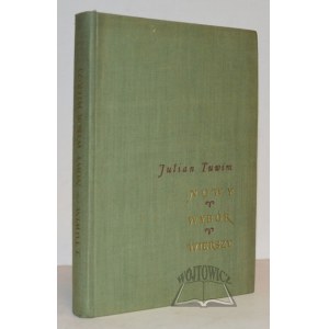 TUWIM Julian, A new selection of poems.