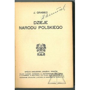 DĄBROWSKI Józef (Grabiec J.), Geschichte der polnischen Nation.