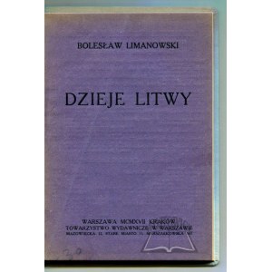 LIMANOWSKI Bolesław, History of Lithuania.