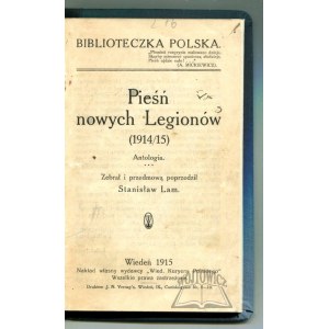 SONG der neuen Legionen (1914/15).