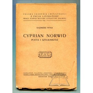 WYKA Kazimierz, Cyprian Norwid. Dichter und Magier.