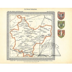 (Mapa). VII. Powiat Koźmiński.