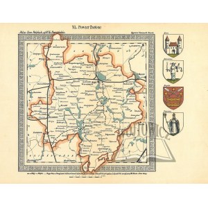 (Mapa). XL. Powiat Żniński.