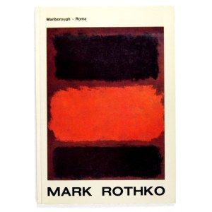 Katalog der letzten Ausstellung von Mark Rothko. 1971.