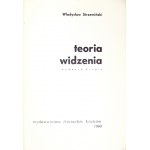STRZEMIŃSKI Władysław - Teoria widzenia. 2. vyd. Kraków 1969. Wyd. Literackie. 8, s. 253, [2], tabl. 1....