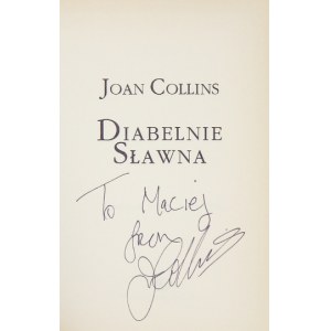 COLLINS Joan - Diabelnie sławna. Dedykacja aktorki.