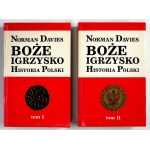 DAVIES Norman - Boże igrzysko. Historia Polski. Dedykacja autora.