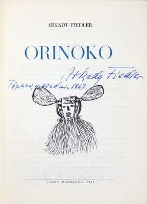 FIEDLER Arkady – Orinoko. Dedykacja autora
