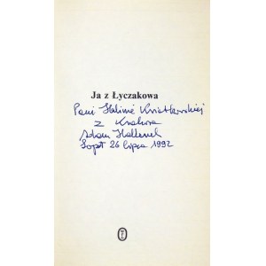 HOLLANEK Adam – Ja z Łyczakowa. Dedykacja autora