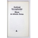 SZCZYPIORSKI Andrzej - omša za mesto Arras. Venovanie autora.