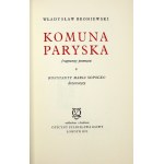 W. Broniewski - Die Pariser Kommune. 1975. Holzschnitte von K. M. Sopoćko, Londoner Nebengebäude S....