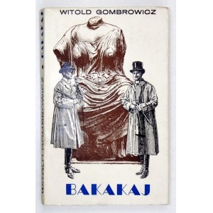 W. Gombrowicz - Bakakaj. 1957. obálka Daniel Mroz.