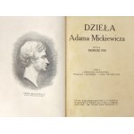 A. Mickiewicz - Diela. T. 1-3. 1911. Vydavateľská väzba, veľmi dobrý stav.