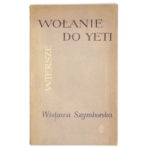 SZYMBORSKA Wisława - Wołanie do Yeti. Gedichte. 1957. 1. Auflage.