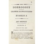 TAŃSKI Ignacy - Wiersz i pisma rozne. Dzieło pogrobowe. Warszawa 1808. Druk. Xięży Piiarów. 16d, s. [6], 322, tabl....