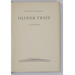 DICKENS Charles - Oliver Twist. With 13 illustrations. Warsaw 1913, published by J. Przeworski. 8, s. 419, [1]....