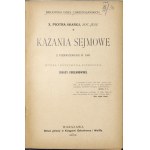 SKARGA Piotr - Kazania sejmowe. Aus der Erstausgabe von 1597, herausgegeben und mit einem Vorwort versehen von Ignacy Chrzanowski....