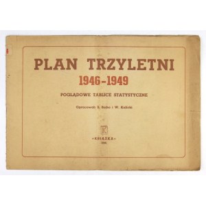 BOJKO S[zymon], KALICKI W[itold] - Plan Trzyletni 1946-1949. Poglądowe tablice statystyczne. Oprac. ......