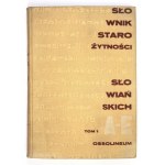 WÖRTERBUCH der slawischen Altertümer. Bd. 1-7. 1961-1986. fehlender Bd. 8.