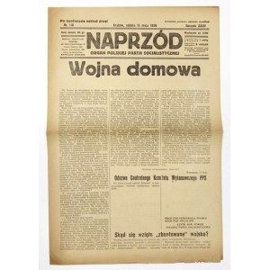 NAPRZÓD. R. 35, Nr. 110 - Nach der Beschlagnahme, zweite Ausgabe: 15. Mai 1926.