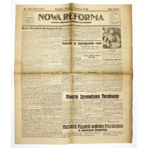NOWA Reforma. R. 45, č. 122: 1. júna 1926.