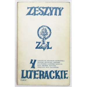 ZESZYTY Literackie. [R. 1], č. 4: jeseň 1983.