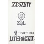ZESZYTY Literackie. [R. 1], Nr. 4: Herbst 1983.