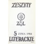 ZESZYTY Literackie. R. 2, Nr. 5: Winter 1984.