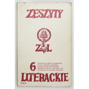 ZESZYTY Literackie. R. 2, č. 6: jar 1984.