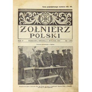 ŻOŁNIERZ Polski. R. 4, 1st half, nos. 1 (280)-25 (304): 1 I-18 VI 1922.